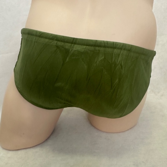 N2N Bodywear Pouch Swim Briefs Large Gently worn Two side portholes Crushed silk - Picture 3 of 6